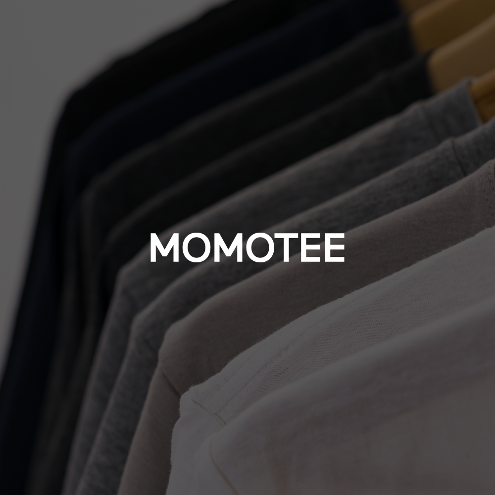 MOMOTEE 브랜딩, 패키지 디자인, 제품 촬영, 의류 — 브이디렉터스 포트폴리오 1