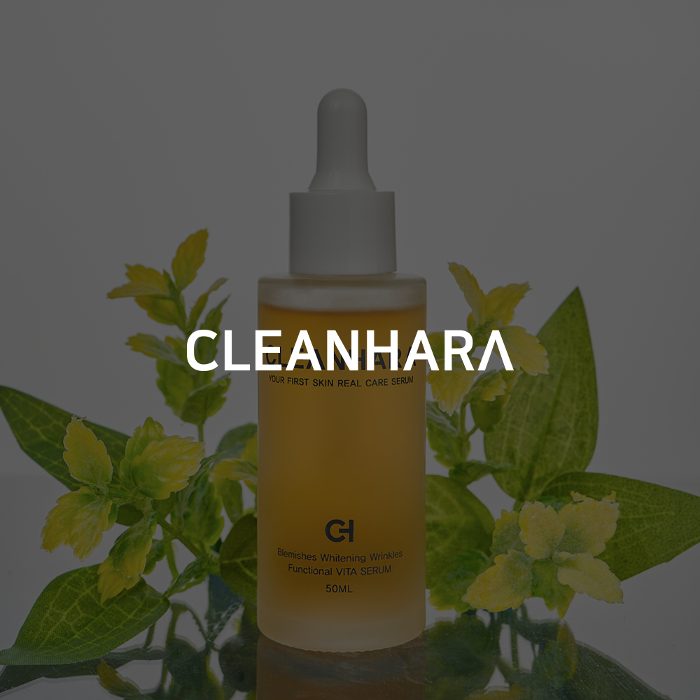 CLEANHARA 상품 기획, 패키지 디자인, 제품 촬영, 뷰티 — 브이디렉터스 포트폴리오 1